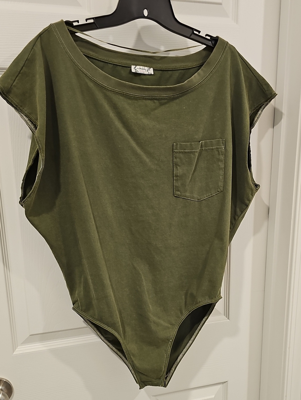 ⚡LIGHTENING SALE⚡ Free People Olive Green Roadtrip Bodysuit